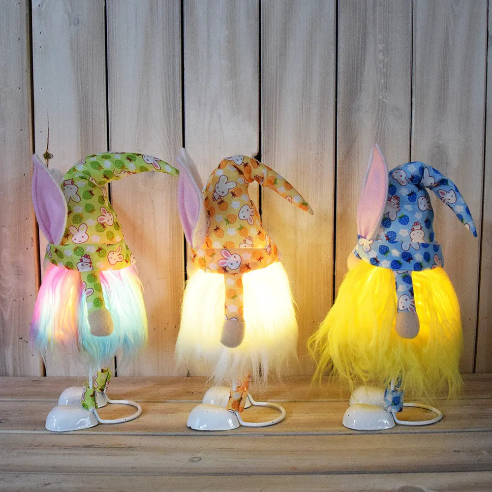 Easter Lights Faceless Baby Doll Decorations - Bellarte Enchanté Easter Lights Faceless Baby Doll Decorations